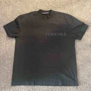 Fear of God Essentials Off Black T-Shirt